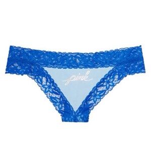 New Victoria’s Secret PINK Lace Trim Thong Panties - XSmall
